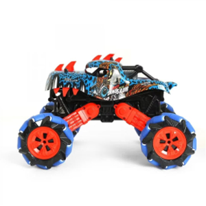 ماشین کنترلی Drifting Beast طرح دایناسور آبی و قرمز مقیاس 1:16_اسباب بازی